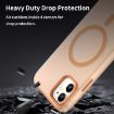 iPhone 11 MagSafe Frosted Translucent TPU PC Case - Orange Full Coverage - 7