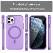 iPhone 11 Pro MagSafe Frosted Translucent TPU PC Case Dark Purple - 2