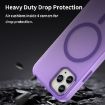 iPhone 11 Pro MagSafe Frosted Translucent TPU PC Case Dark Purple - 7