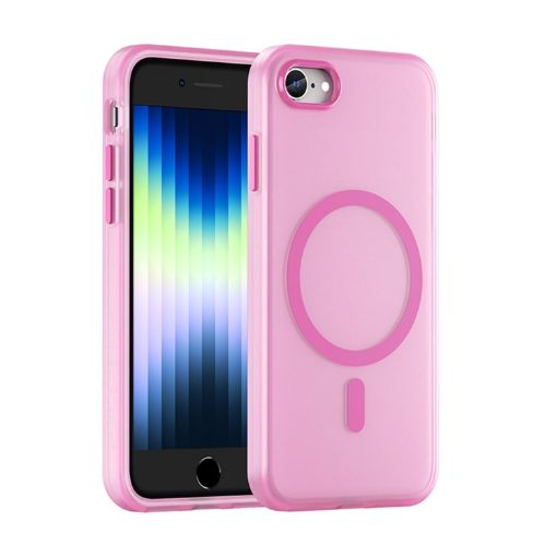iPhone SE 2022/2020/8 MagSafe Frosted TPU + PC Case - Pink - 1