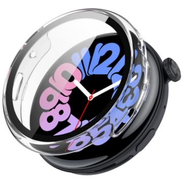 Vivo Watch 3 Case with Tempered Glass Film - Transparent White - 1