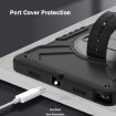 Samsung Galaxy Tab A8 X200 X Rotation Hybrid Silicone Case with Strap - 6