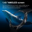 Rose Gold 1.43" Milanese Strap Smart Watch with ECG & Blood Sugar Monitor - 4