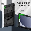 Samsung Galaxy Tab A9 X115 Black Silicone Hybrid PC Tablet Case - 2
