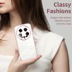 Xiaomi 14 Ultra Purple Transparent Plating Fine Hole Phone Case - 3