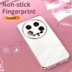Xiaomi 14 Ultra Purple Transparent Plating Fine Hole Phone Case - 4
