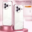 Xiaomi Civi 5 Pro Black Transparent Plating Fine Hole Phone Case - 3