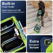 iPad Pro 13 2024 Silicone Hybrid Case - Navy Yellow Green Robot Design - 5