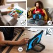 iPad Pro 13 2024 Black Blue Robot Silicone Hybrid Tablet Case - 7