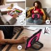 iPad Pro 13 2024 Black Rose Red Robot Silicone Hybrid Case - 7