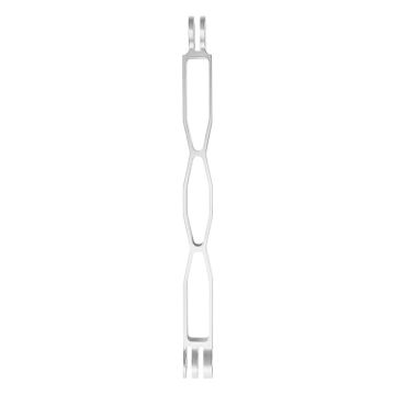 Aluminium Extension Arm 20cm Hollow Grip Extender - Silver - 1