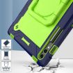 Samsung Galaxy Tab S9 FE+/S9+ Robot Silicone Hybrid Case - Navy/Yellow/Green - 5