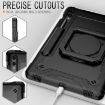 Samsung Galaxy Tab S9 FE+/S9+ Black Handle Robot Silicone Case - 4