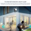 QX103 Humanoid Recognition AI Alarm WiFi Dome Dual IP Camera EU Plug - 2