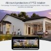 QX103 Humanoid Recognition AI Alarm WiFi Dome Dual IP Camera EU Plug - 4
