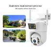 QX106 2MP Outdoor Waterproof WiFi Dual Lens Surveillance Camera US Plug - 3