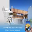 QX106 2MP Outdoor Waterproof WiFi Dual Lens Surveillance Camera US Plug - 9