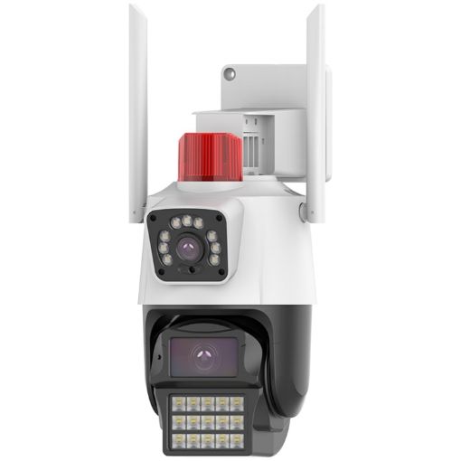 QX87 4MP WiFi Dual Camera with Two-way Voice & Humanoid Detection UK Plug - 1