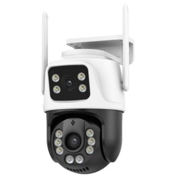 QX101 6MP WiFi Dual Camera with Two-way Intercom & Night Vision (AU Plug) - 1