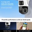 QX101 6MP WiFi Dual Camera with Two-way Intercom & Night Vision (AU Plug) - 6