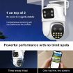 QX104 3MP WiFi Triple Camera with Face Recognition & AI Alarm (EU Plug) - 6