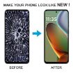 Motorola Moto G15 Power OEM LCD Screen Digitizer Assembly with Frame - 6
