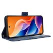 TCL 605/60 SE Blue Leather Phone Case with Card Slots - Calf Texture - 7