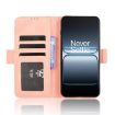 OnePlus Ace 5 Ultra 5G Pink Leather Phone Case with Card Slots - 6