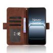 OnePlus Ace 5 Ultra 5G Brown Leather Phone Case with Card Slots - 6