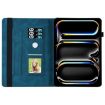iPad Pro 13 2024 Blue Butterfly Embossed Leather Tablet Case - 4