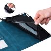 iPad Pro 13 2024 Blue Butterfly Embossed Leather Tablet Case - 6