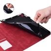 iPad Pro 13 2024 Red Butterfly Embossed Leather Tablet Case - 6