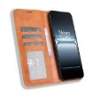 OnePlus Ace 5 Ultra 5G Brown Leather Magnetic Buckle Phone Case Retro - 4