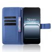 OnePlus Ace 5 Ultra 5G Blue Diamond Texture Leather Phone Case - 4