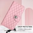 OnePlus Ace 5 Racing Rhombic Texture Flip Leather Case with Lanyard Pink - 6