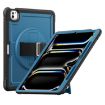 iPad Pro 13 2024 Honeycomb Grip Turntable Stand Case - Navy Blue - 1