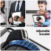 Samsung Galaxy Tab A9+ Transparent Honeycomb Hand Grip Stand Case - 6