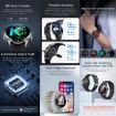 X10 Headphones Smart Watch 1.39" Waterproof, Bluetooth Call/NFC/HR, Black - 9