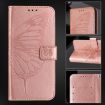 OPPO A5/A3 Pro 5G Embossed Butterfly Leather Case - Rose Gold - 6