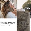 OPPO Reno14 Pro 5G Grey Embossed Butterfly Leather Phone Case - 7