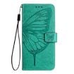 OPPO A5x 4G/5G Global Green Embossed Butterfly Leather Phone Case - 3