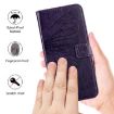 OPPO A5x 4G/5G Global Butterfly Leather Case - Dark Purple - 5
