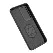 OPPO Reno12 Global Grey Shockproof Phone Case with Holder - Camshield TPU+PC - 7