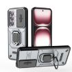 OPPO Reno12 Pro Grey Shockproof Case with Holder - Camshield TPU + PC - 1