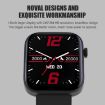 P43 Smart Watch, 1.8" TFT, Heart Rate Monitor, 100+ Sports Modes, Red Blue - 4