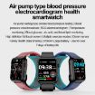 TK63 1.91" Red Smart Watch with Blood Pressure & ECG Monitoring - 4