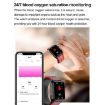TK63 1.91" Red Smart Watch with Blood Pressure & ECG Monitoring - 8