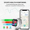 GTS5 2.0" Fitness Smart Watch, BT Call, Heart Rate, BP, MET, Glucose, Grey - 5