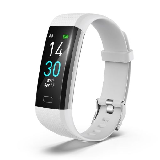 Smart Bracelet S5-4 IP68 Waterproof Heart Rate Fitness Tracker Watch White - 1