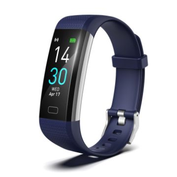 Smart Bracelet S5-4 IP68 Waterproof Heart Rate Fitness Tracker Watch Blue - 1